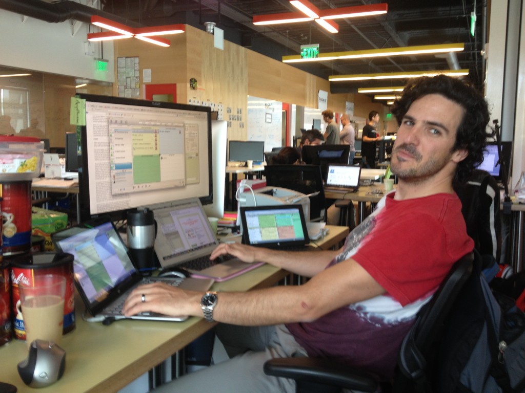 Pablo working on Mac, Windows 7, and Surface